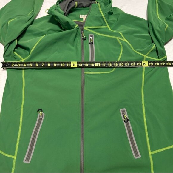 Duluth Trading Softshell Jacket‎ Hooded Mens Extra Large Tall Full Zip Green - Picture 8 of 10